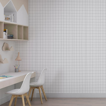 Papel de Parede Adesivo GRID BLACK